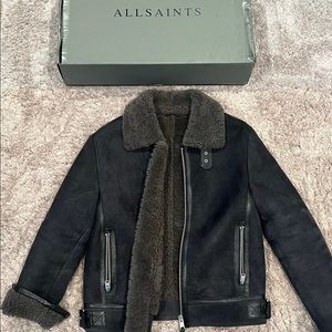 ALL SAINTS SHEARLING JACKET